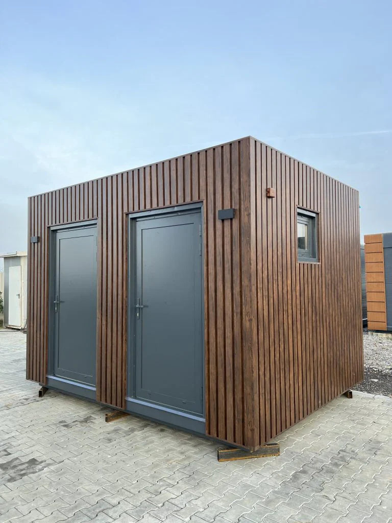 Contentor Sanitário Premium – Duche + WC Separados