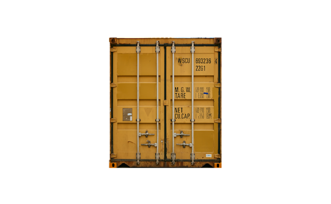 Contentor Marítimo de 20 Pés Usado