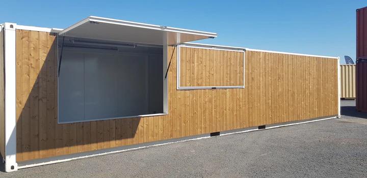 Contentor Bar 40′ em Madeira