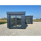 Módulo Comercial Combinado de 2 Peças – 3 x 6 m (36 m²)