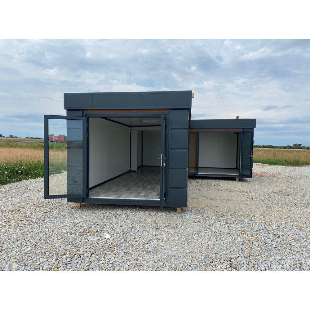 Módulo Comercial Combinado de 2 Peças – 3 x 6 m (36 m²)