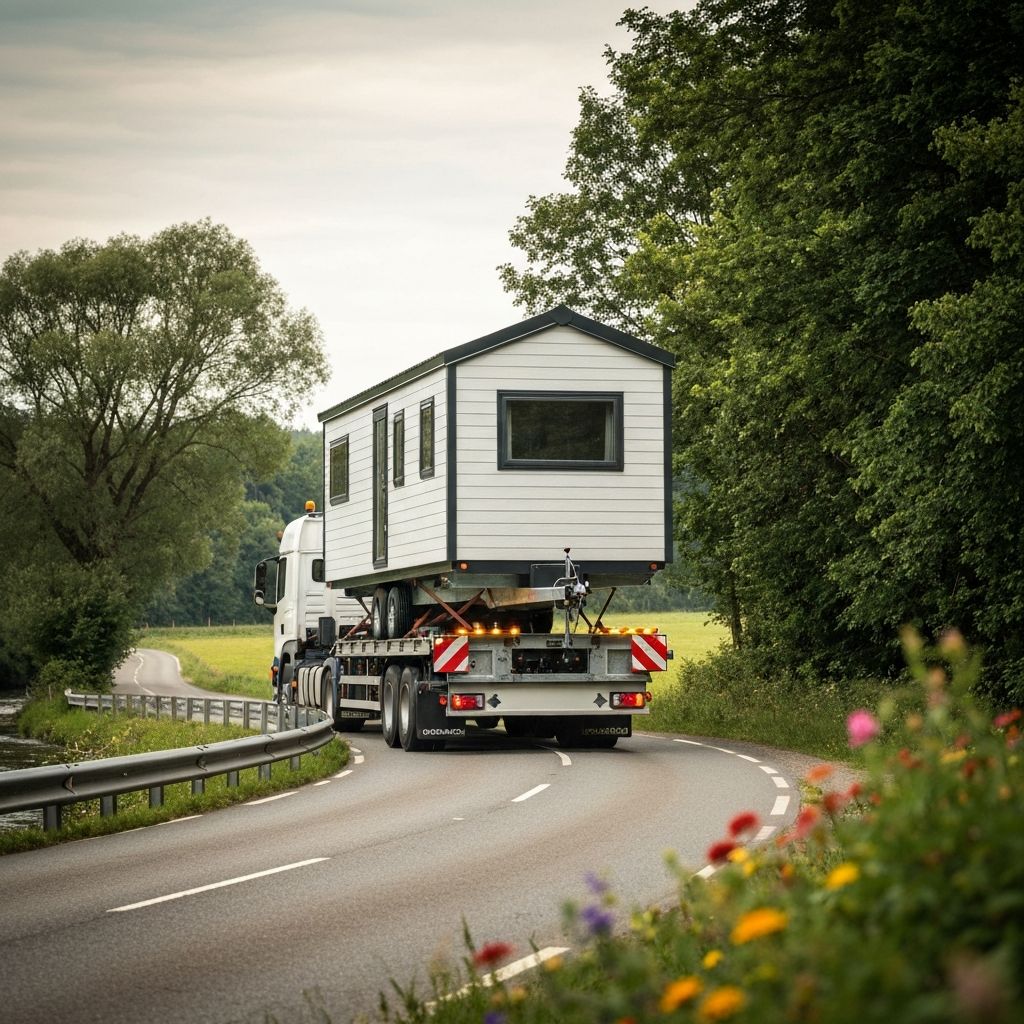 Transporte de casa modular